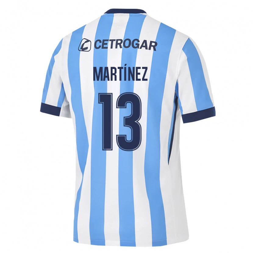 Danxen Mujer Camiseta Mateo Martínez #13 Azul Claro Blanco Negro 1ª Equipación 2026/27 La Camisa México