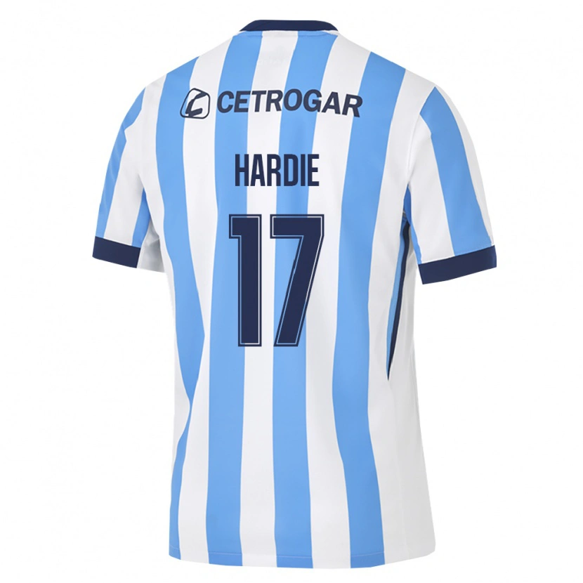 Danxen Mujer Camiseta Tamara Hardie #17 Azul Claro Blanco Negro 1ª Equipación 2026/27 La Camisa México