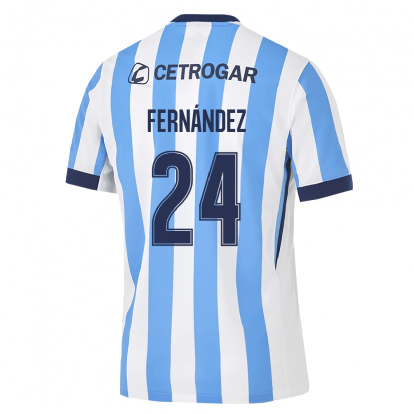 Danxen Mujer Camiseta Adrián Fernández #24 Azul Claro Blanco Negro 1ª Equipación 2026/27 La Camisa México