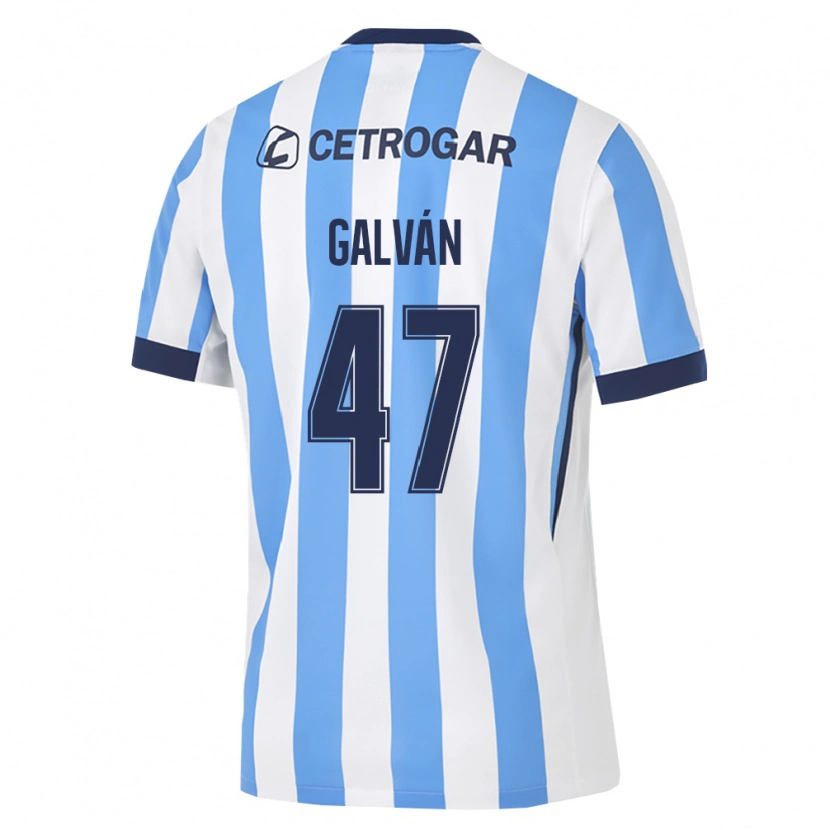 Danxen Mujer Camiseta Ignacio Galvan #47 Azul Claro Blanco Negro 1ª Equipación 2026/27 La Camisa México