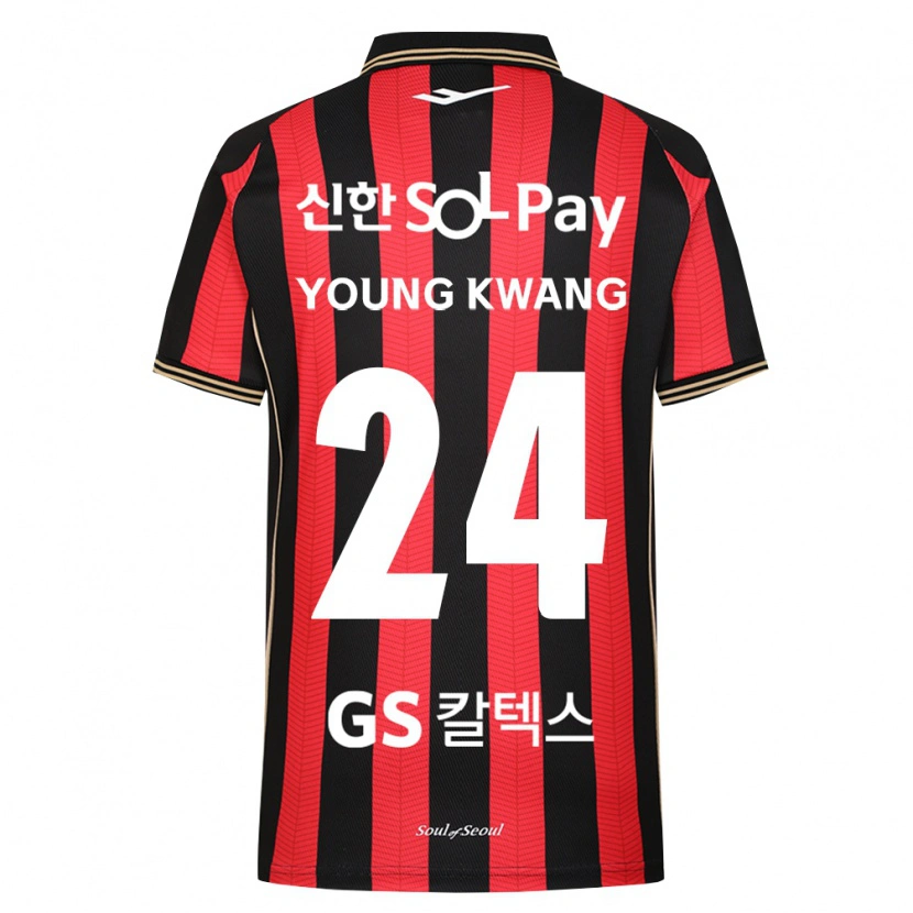 Danxen Mujer Camiseta Young-Kwang Cho #24 Rojo Blanco Negro 1ª Equipación 2026/27 La Camisa México