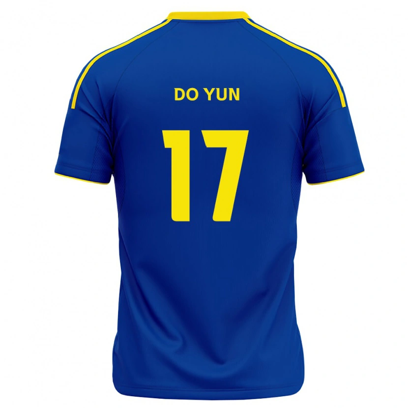 Danxen Mujer Camiseta Do-Yun Kwon #17 Azul Real Amarillo 1ª Equipación 2026/27 La Camisa México