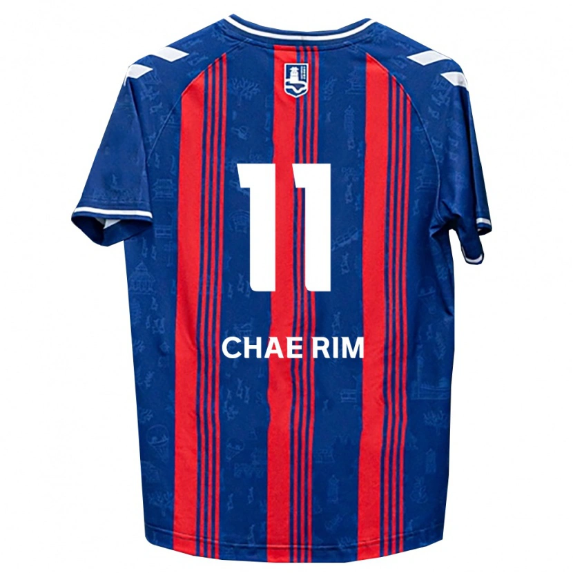 Danxen Mujer Camiseta Chae-Rim Kang #11 Azul Rojo Blanco 1ª Equipación 2026/27 La Camisa México