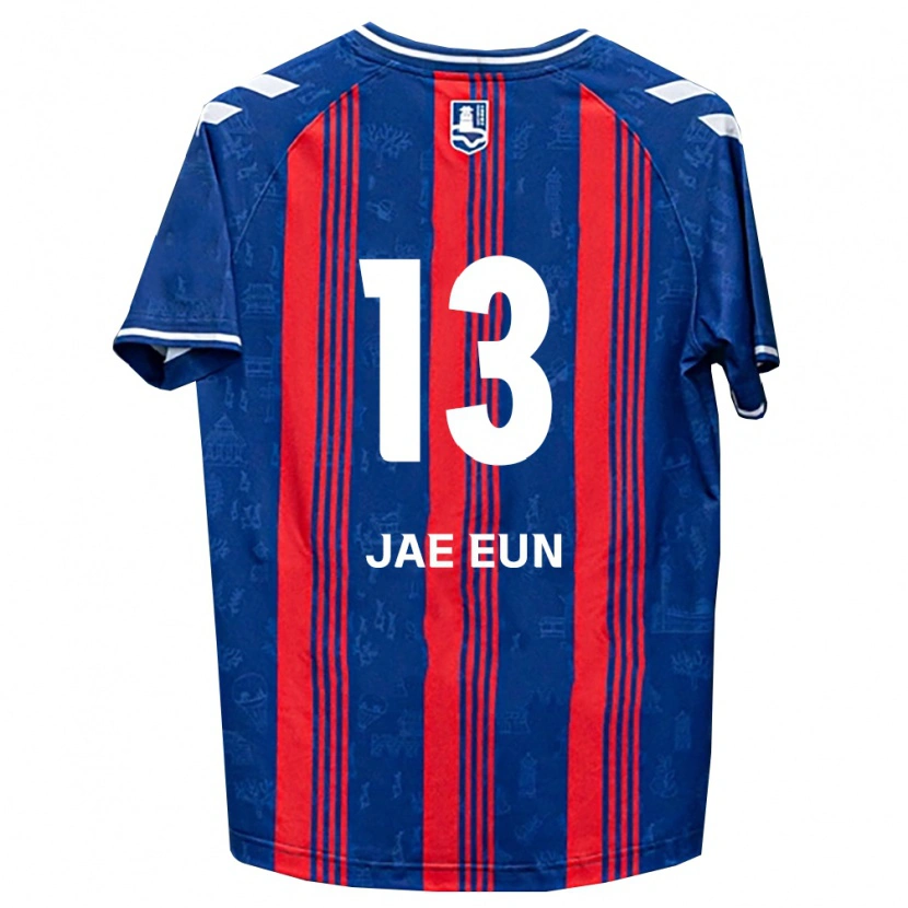 Danxen Mujer Camiseta Jae-Eun Song #13 Azul Rojo Blanco 1ª Equipación 2026/27 La Camisa México