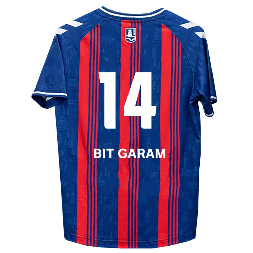 Danxen Mujer Camiseta Bit-Garam Yoon #14 Azul Rojo Blanco 1ª Equipación 2026/27 La Camisa México