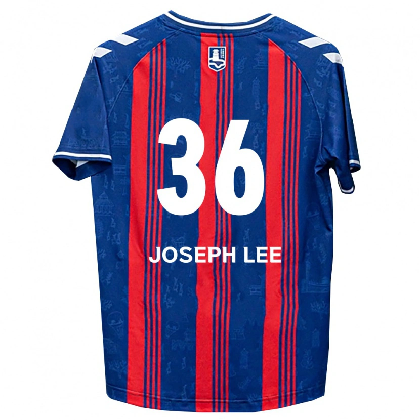 Danxen Mujer Camiseta Joseph Lee #36 Azul Rojo Blanco 1ª Equipación 2026/27 La Camisa México