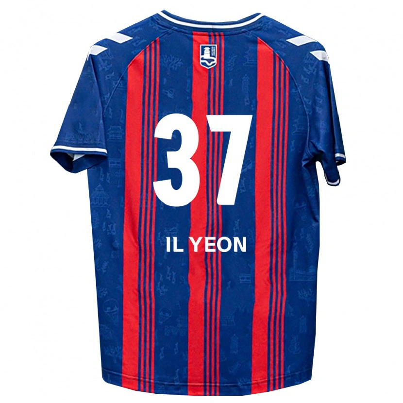 Danxen Mujer Camiseta Il-Yeon Sin #37 Azul Rojo Blanco 1ª Equipación 2026/27 La Camisa México