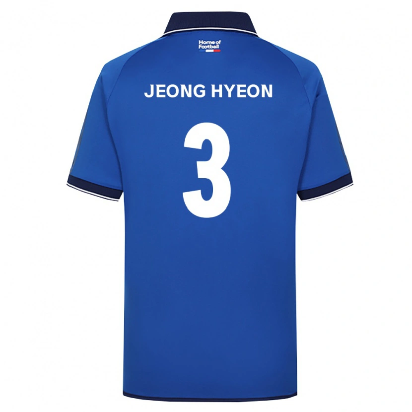 Danxen Mujer Camiseta Jeong-Hyeon Kim #3 Azul Real Blanco Rojo 1ª Equipación 2026/27 La Camisa México
