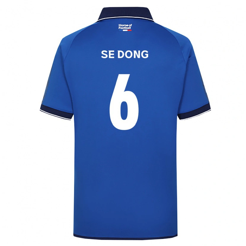 Danxen Mujer Camiseta Se-Dong Chang #6 Azul Real Blanco Rojo 1ª Equipación 2026/27 La Camisa México