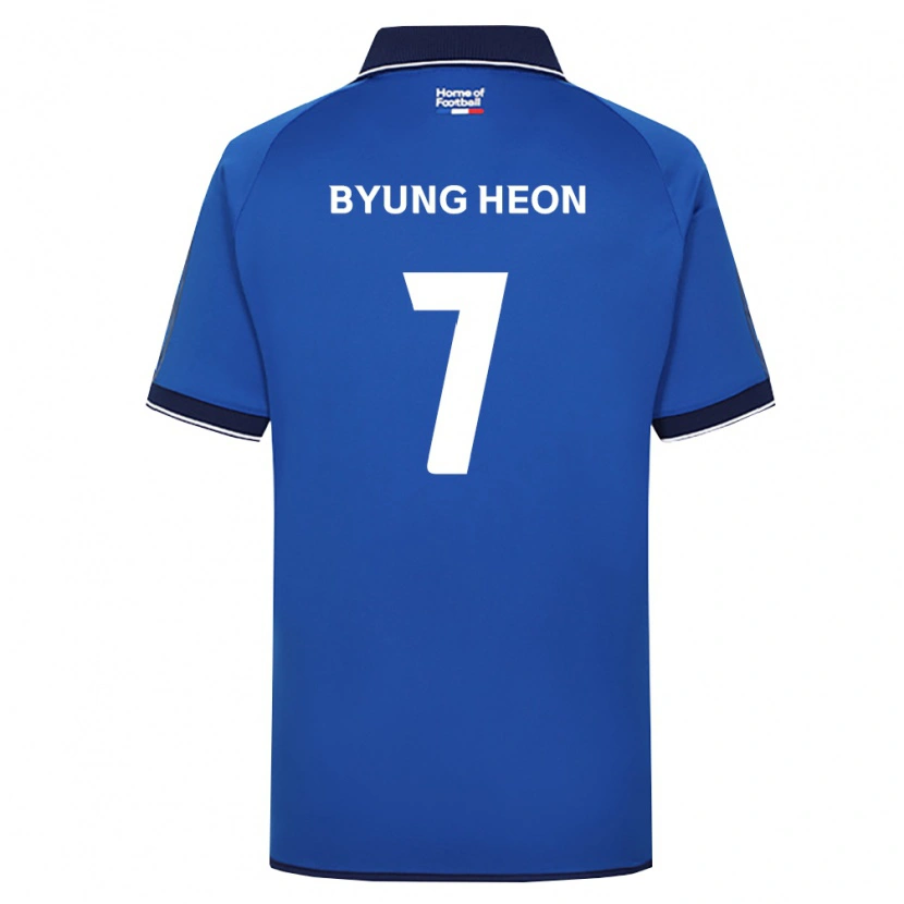 Danxen Mujer Camiseta Byung-Heon Yoo #7 Azul Real Blanco Rojo 1ª Equipación 2026/27 La Camisa México