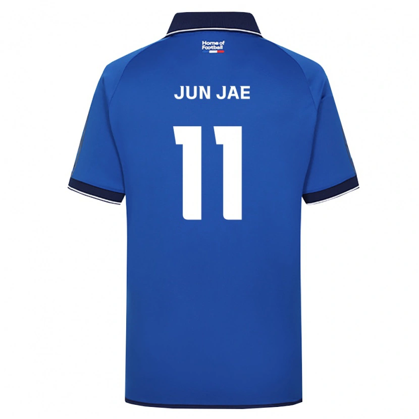 Danxen Mujer Camiseta Jun-Jae Lee #11 Azul Real Blanco Rojo 1ª Equipación 2026/27 La Camisa México