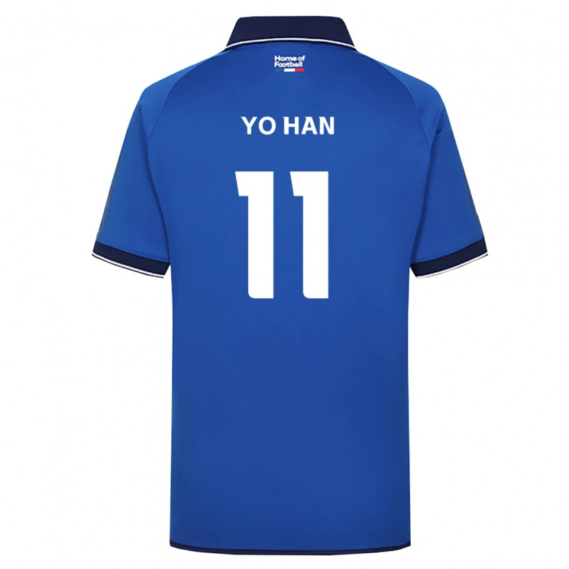 Danxen Mujer Camiseta Yo-Han Jang #11 Azul Real Blanco Rojo 1ª Equipación 2026/27 La Camisa México