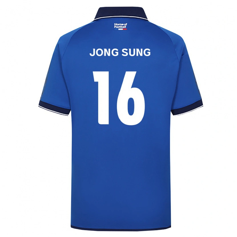 Danxen Mujer Camiseta Jong-Sung Lee #16 Azul Real Blanco Rojo 1ª Equipación 2026/27 La Camisa México