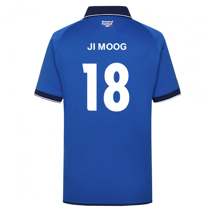 Danxen Mujer Camiseta Ji-Moog Choi #18 Azul Real Blanco Rojo 1ª Equipación 2026/27 La Camisa México