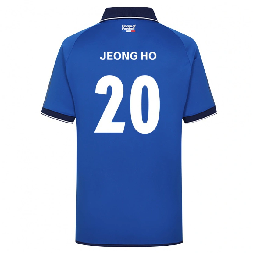 Danxen Mujer Camiseta Jeong-Ho Hong #20 Azul Real Blanco Rojo 1ª Equipación 2026/27 La Camisa México