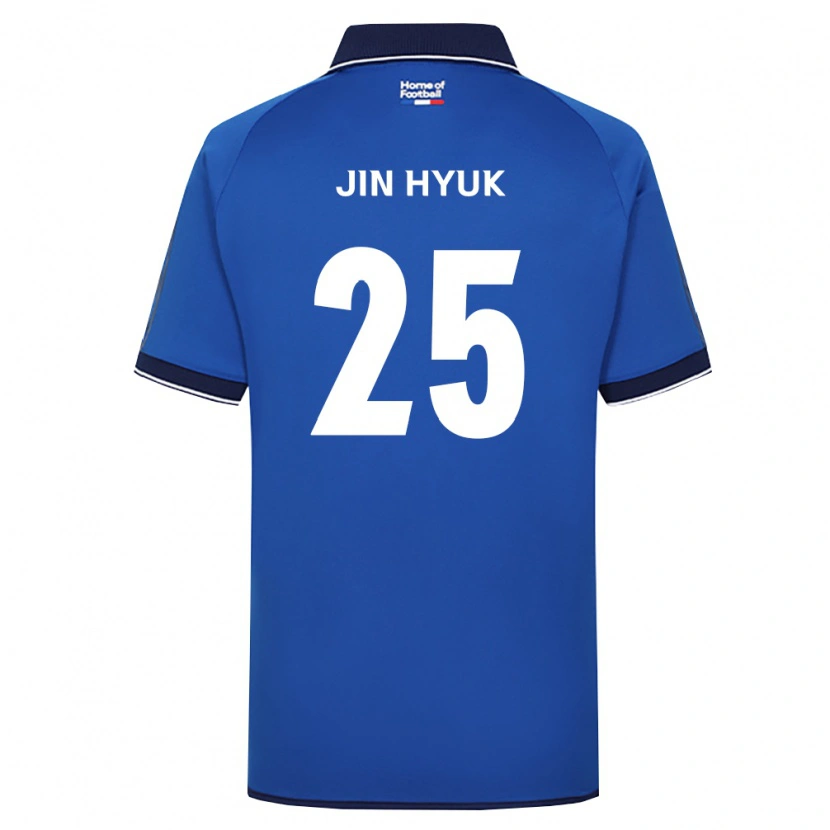 Danxen Mujer Camiseta Jin-Hyuk Lee #25 Azul Real Blanco Rojo 1ª Equipación 2026/27 La Camisa México