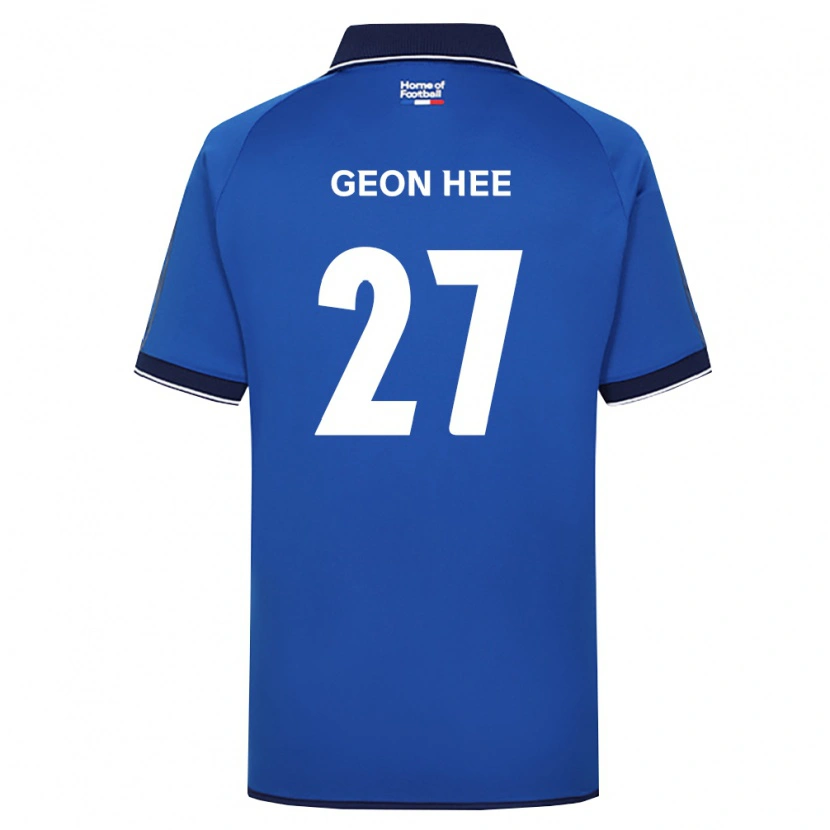 Danxen Mujer Camiseta Geon-Hee Lee #27 Azul Real Blanco Rojo 1ª Equipación 2026/27 La Camisa México