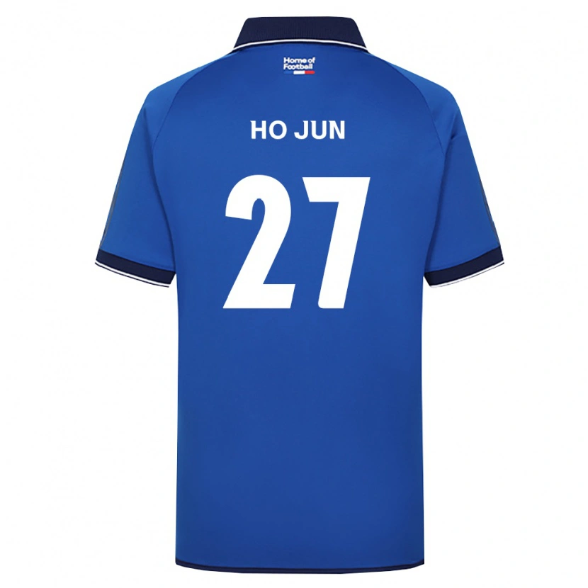 Danxen Mujer Camiseta Ho-Jun Son #27 Azul Real Blanco Rojo 1ª Equipación 2026/27 La Camisa México