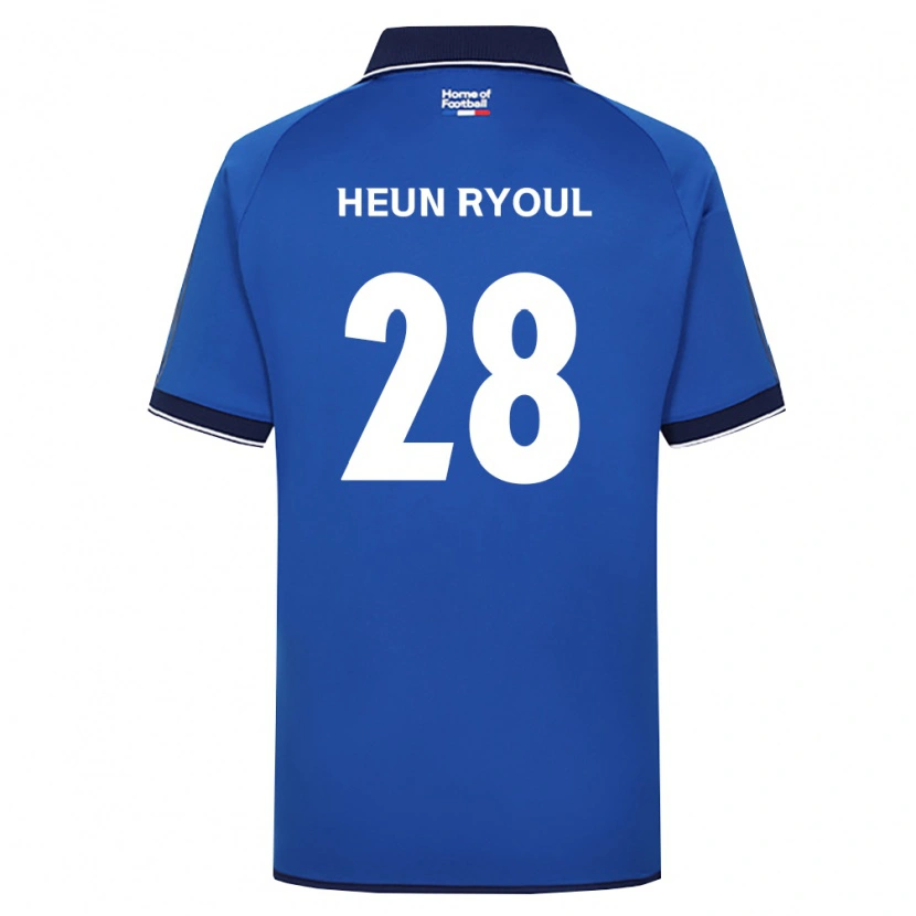 Danxen Mujer Camiseta Heun-Ryoul Lee #28 Azul Real Blanco Rojo 1ª Equipación 2026/27 La Camisa México