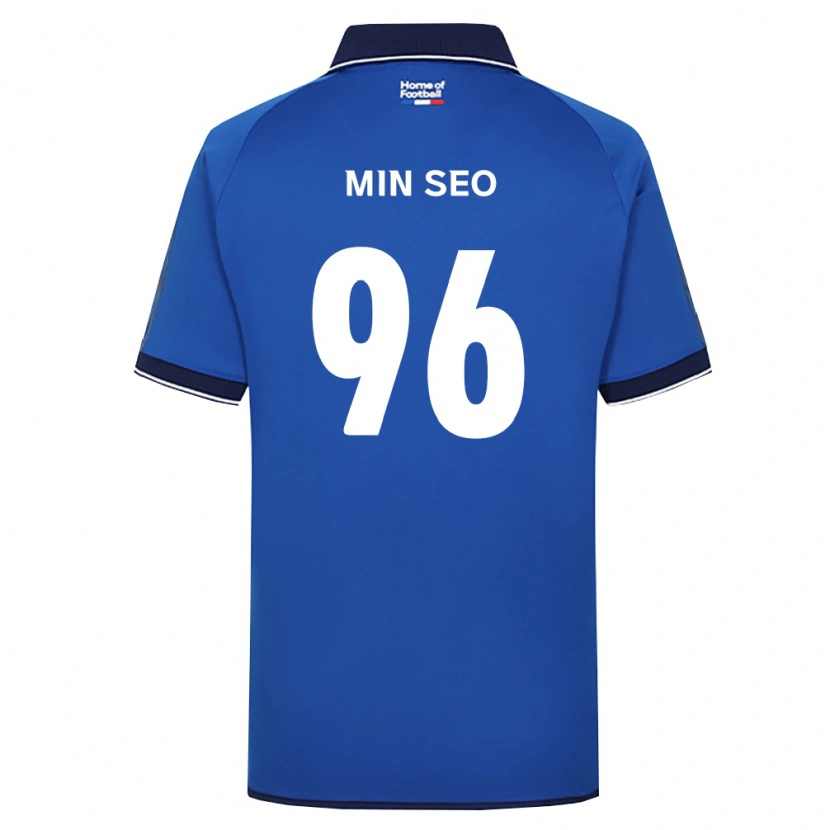 Danxen Mujer Camiseta Min-Seo Koo #96 Azul Real Blanco Rojo 1ª Equipación 2026/27 La Camisa México