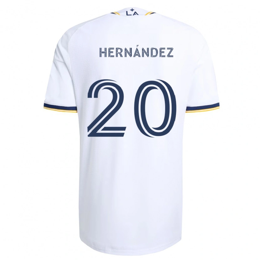 Danxen Mujer Camiseta Roberto Hernández #20 Azul Amarillo Y Blanco 1ª Equipación 2026/27 La Camisa México