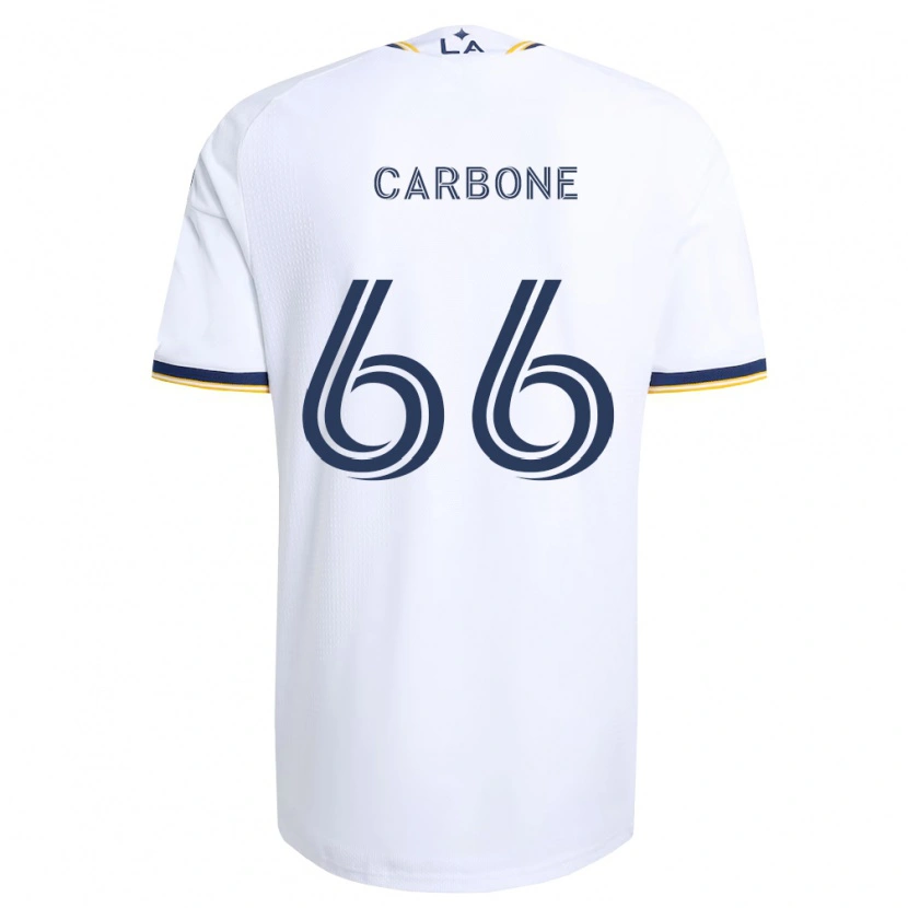 Danxen Mujer Camiseta Matteo Carbone #66 Azul Amarillo Y Blanco 1ª Equipación 2026/27 La Camisa México