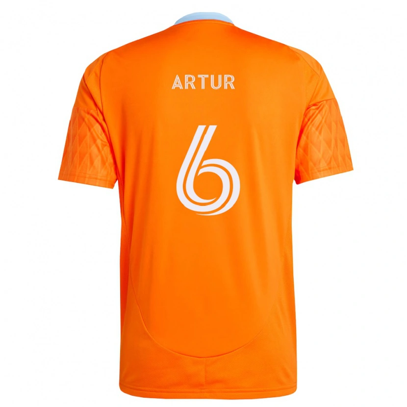 Danxen Mujer Camiseta José Artur De Lima Júnior #6 Naranja Blanco 1ª Equipación 2026/27 La Camisa México