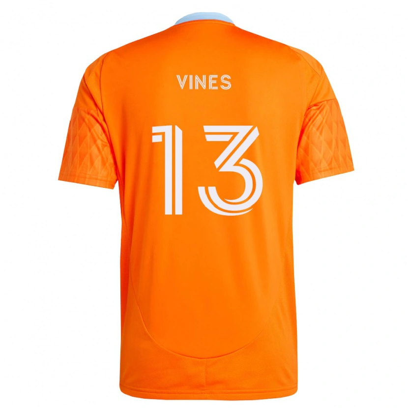 Danxen Mujer Camiseta Sam Vines #13 Naranja Blanco 1ª Equipación 2026/27 La Camisa México