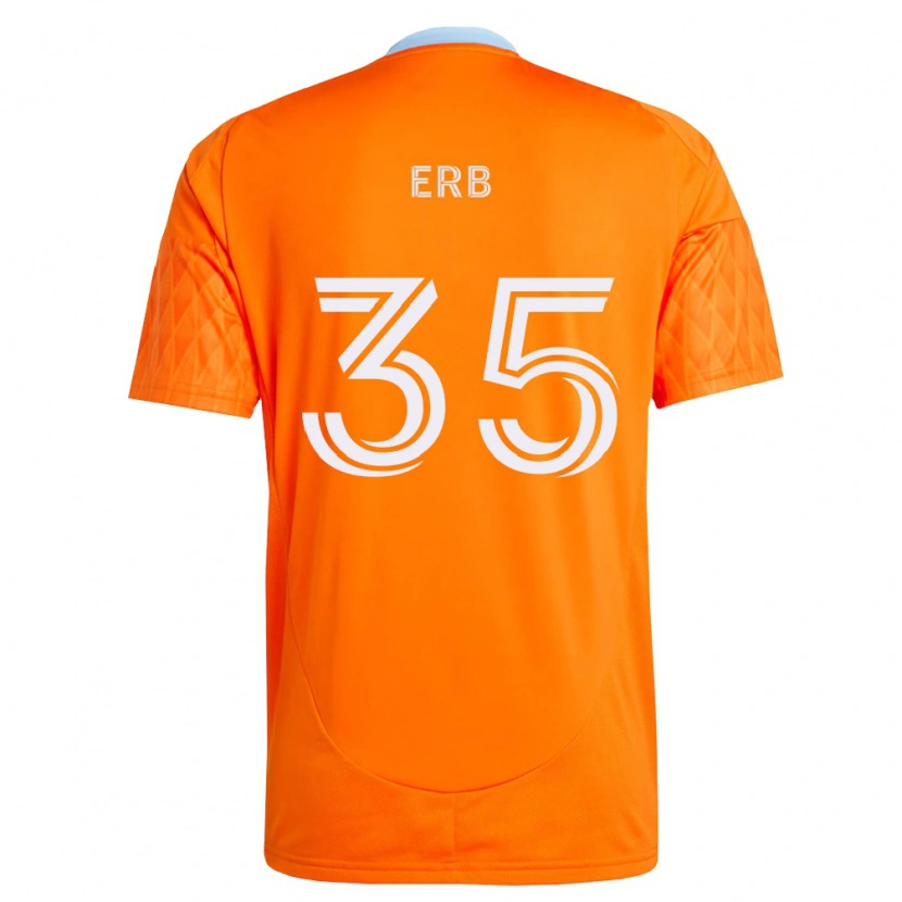 Danxen Mujer Camiseta Logan Erb #35 Naranja Blanco 1ª Equipación 2026/27 La Camisa México