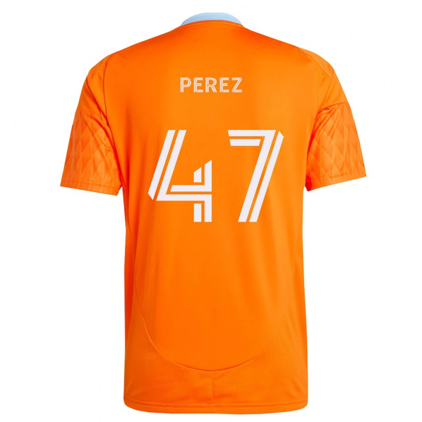Danxen Mujer Camiseta Jaizhiño Perez #47 Naranja Blanco 1ª Equipación 2026/27 La Camisa México