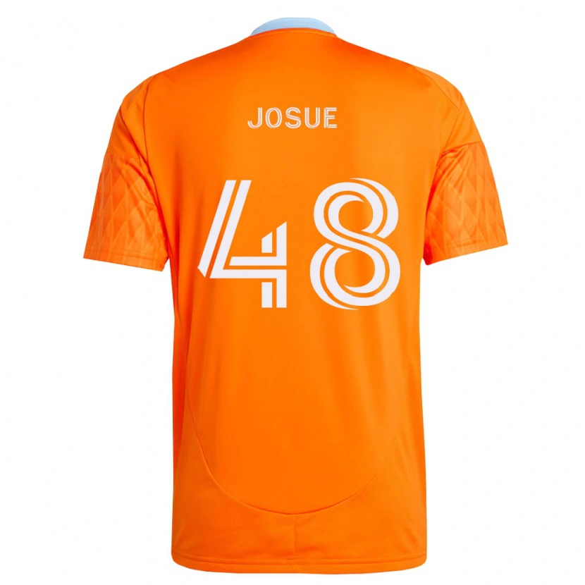Danxen Mujer Camiseta Josué #48 Naranja Blanco 1ª Equipación 2026/27 La Camisa México
