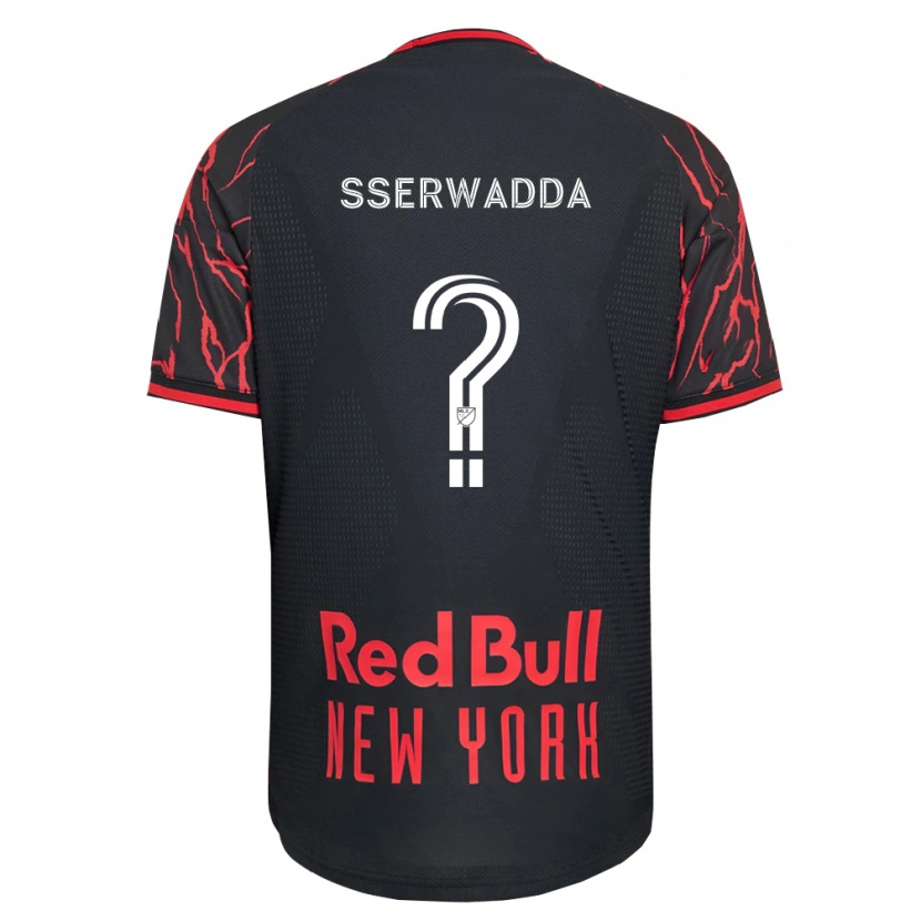 Danxen Mujer Camiseta Steven Sserwadda #0 Rojo Negro Blanco 1ª Equipación 2026/27 La Camisa México