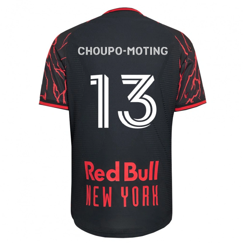 Danxen Mujer Camiseta Eric-Maxim Choupo-Moting #13 Rojo Negro Blanco 1ª Equipación 2026/27 La Camisa México