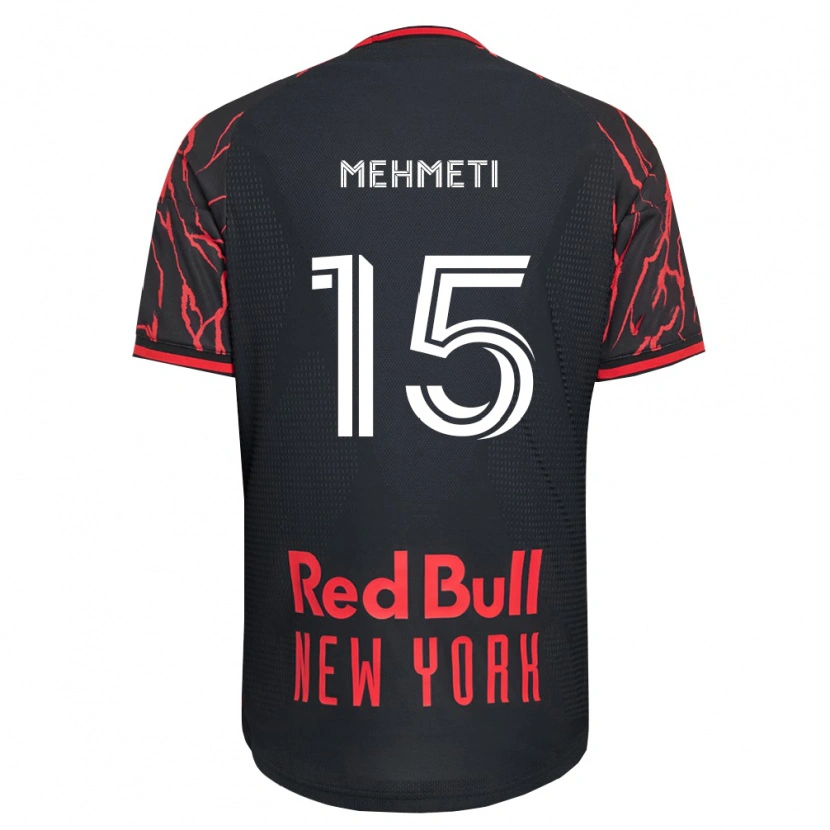 Danxen Mujer Camiseta Adri Mehmeti #15 Rojo Negro Blanco 1ª Equipación 2026/27 La Camisa México