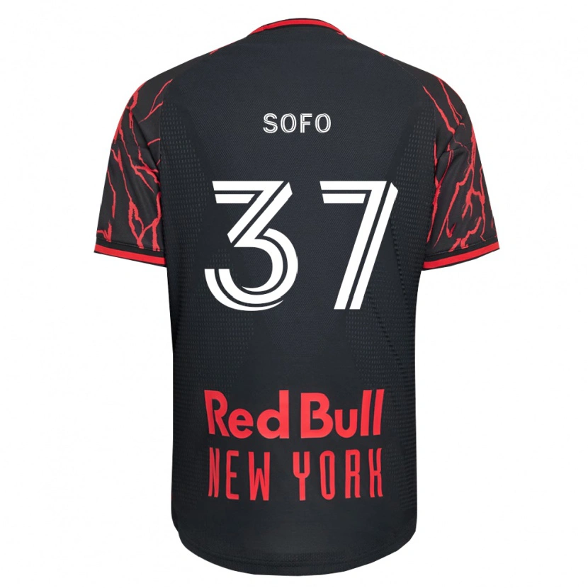Danxen Mujer Camiseta Mohammed Sofo #37 Rojo Negro Blanco 1ª Equipación 2026/27 La Camisa México