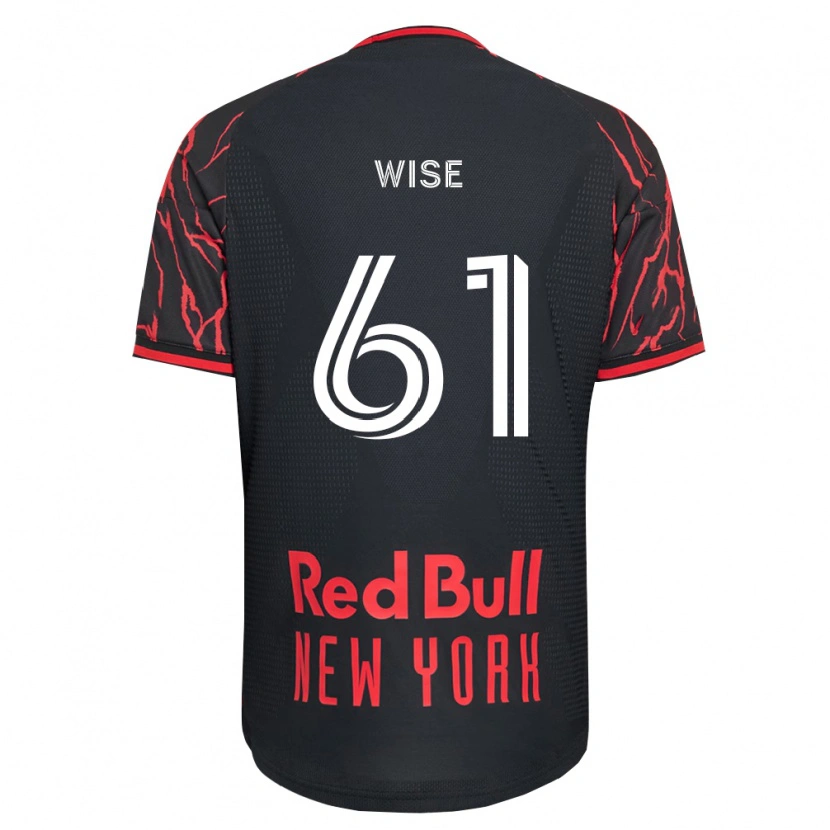 Danxen Mujer Camiseta Henry Wise #61 Rojo Negro Blanco 1ª Equipación 2026/27 La Camisa México