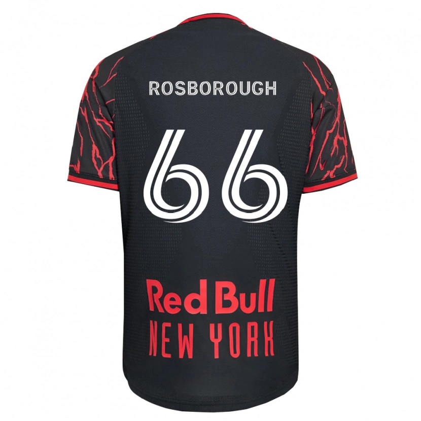 Danxen Mujer Camiseta Tanner Rosborough #66 Rojo Negro Blanco 1ª Equipación 2026/27 La Camisa México