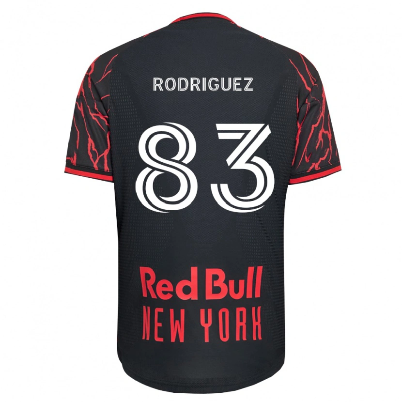 Danxen Mujer Camiseta Benjamin Rodriguez #83 Rojo Negro Blanco 1ª Equipación 2026/27 La Camisa México