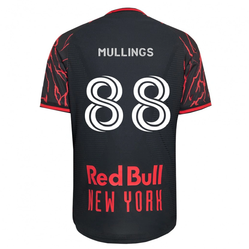 Danxen Mujer Camiseta O'vonte Mullings #88 Rojo Negro Blanco 1ª Equipación 2026/27 La Camisa México
