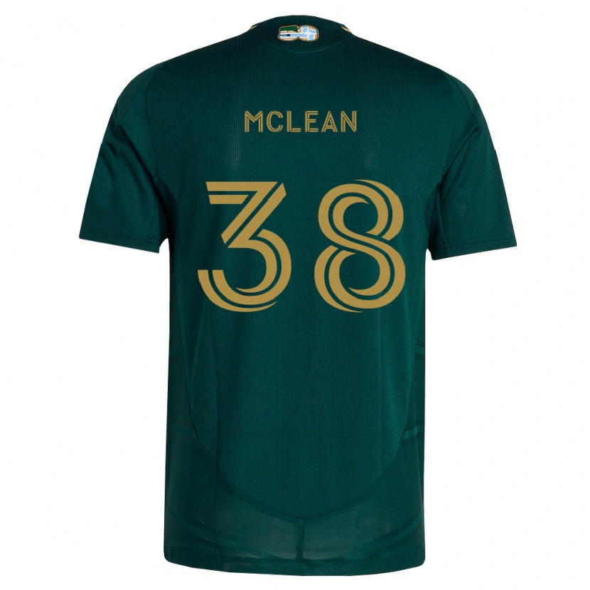 Danxen Mujer Camiseta Justin Mclean #38 Verde Oscuro Marrón 1ª Equipación 2026/27 La Camisa México