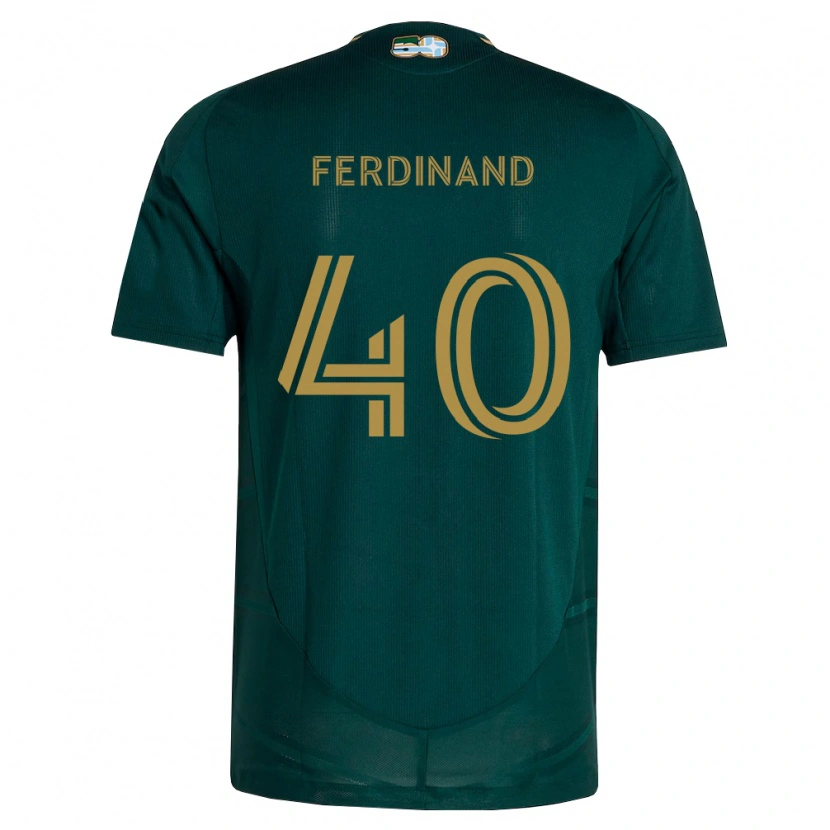 Danxen Mujer Camiseta Keesean Ferdinand #40 Verde Oscuro Marrón 1ª Equipación 2026/27 La Camisa México