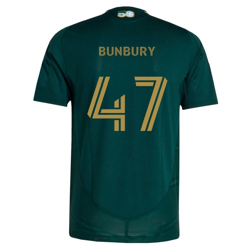 Danxen Mujer Camiseta Mataeo Bunbury #47 Verde Oscuro Marrón 1ª Equipación 2026/27 La Camisa México