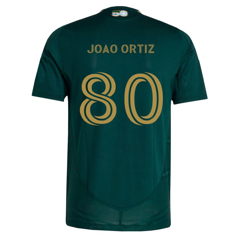Danxen Mujer Camiseta Joao Ortiz #80 Verde Oscuro Marrón 1ª Equipación 2026/27 La Camisa México