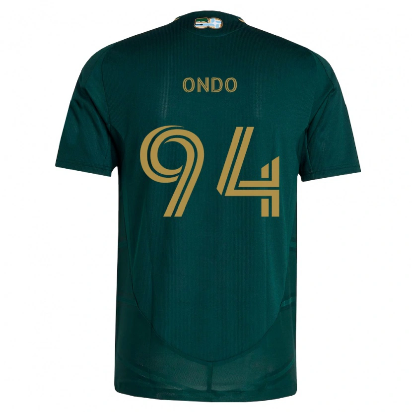 Danxen Mujer Camiseta Charles Ondo #94 Verde Oscuro Marrón 1ª Equipación 2026/27 La Camisa México