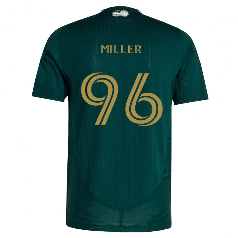 Danxen Mujer Camiseta Carver Miller #96 Verde Oscuro Marrón 1ª Equipación 2026/27 La Camisa México