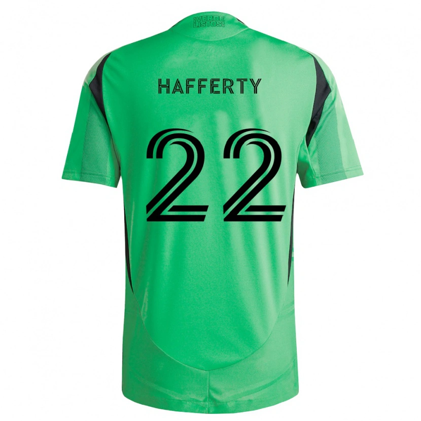 Danxen Mujer Camiseta Joe Hafferty #22 Verde Esmeralda Negro 1ª Equipación 2026/27 La Camisa México