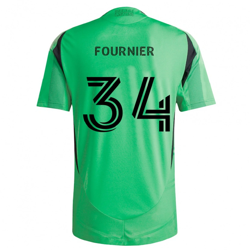 Danxen Mujer Camiseta Drake Fournier #34 Verde Esmeralda Negro 1ª Equipación 2026/27 La Camisa México