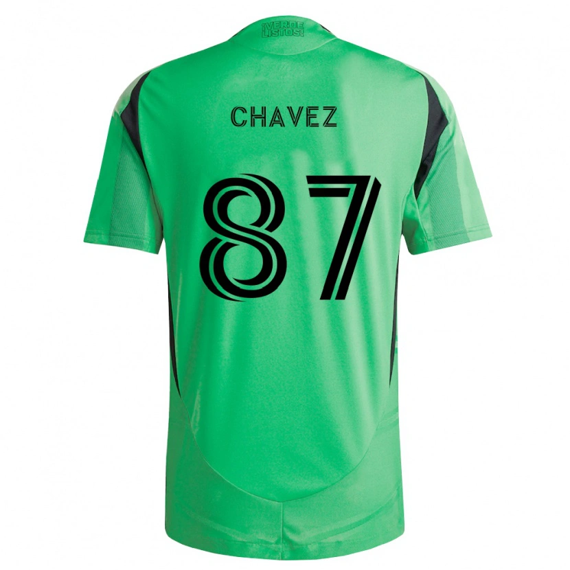 Danxen Mujer Camiseta Alfonso Ocampo-Chávez #87 Verde Esmeralda Negro 1ª Equipación 2026/27 La Camisa México