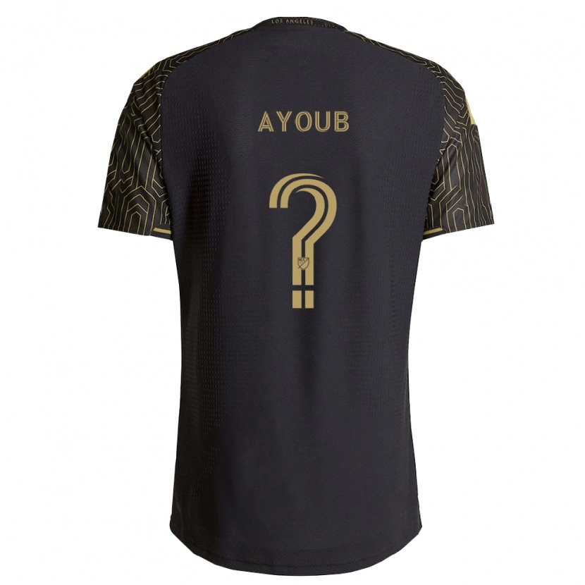 Danxen Mujer Camiseta Ryan Ayoub #0 Marrón Negro 1ª Equipación 2026/27 La Camisa México