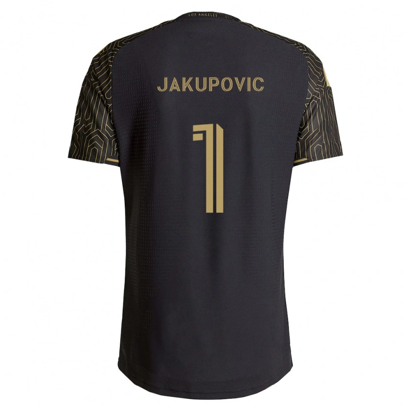 Danxen Mujer Camiseta Eldin Jakupovic #1 Marrón Negro 1ª Equipación 2026/27 La Camisa México